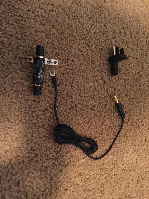 Components to ground my antenna