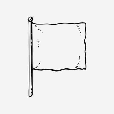 White Flag waving