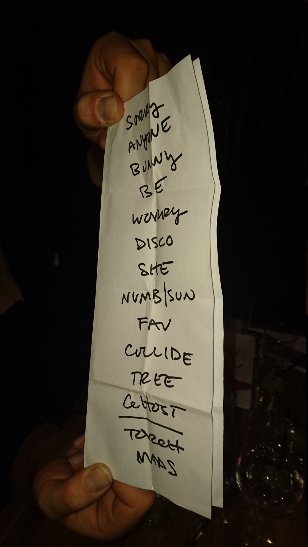 Set list